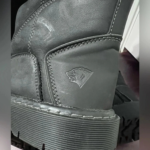 Herman Survivors Men's Size 13 Black  Steel Toe Theo Boots  Leather Oil/Slip Res - Picture 9 of 9